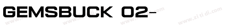 gemsbuck 02字体转换